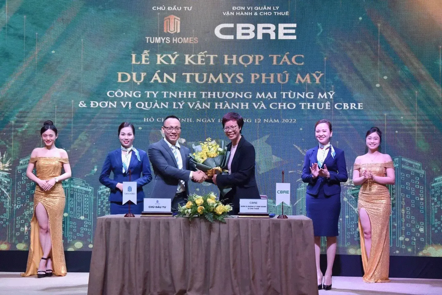 CBRE Ký Hợp Tác Tumys Homes Phú Mỹ