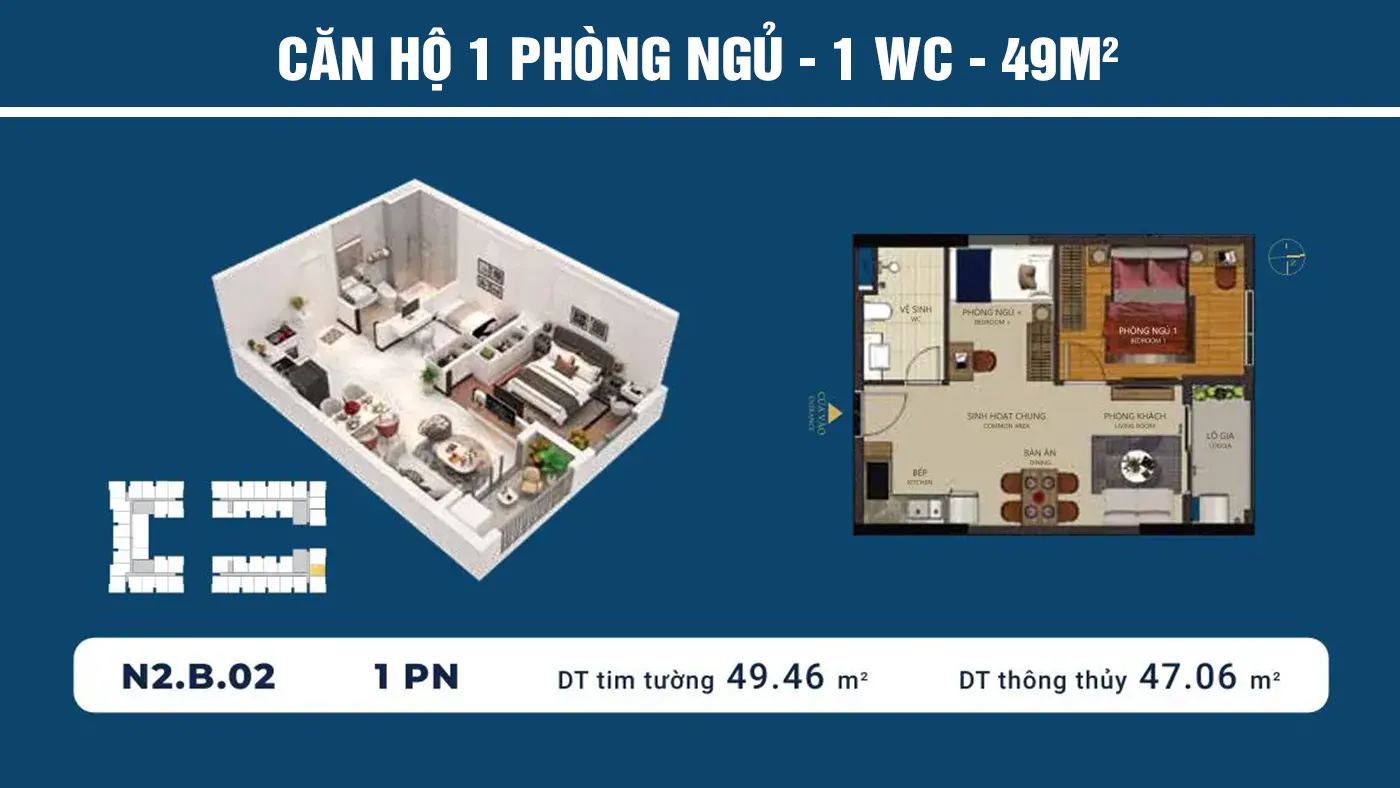 Bản thiết kế Căn hộ Tumys Homes Phú Mỹ