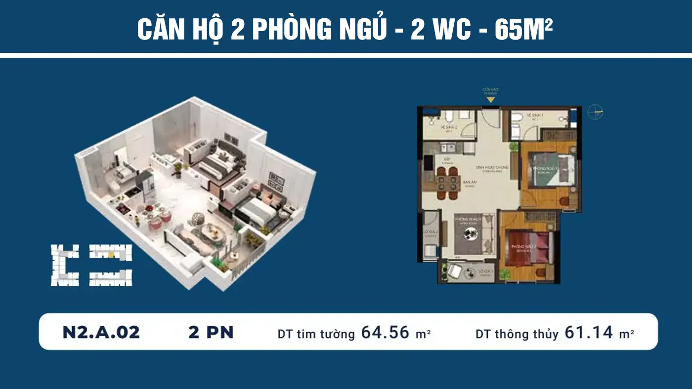 Bản thiết kế Căn hộ Tumys Homes Phú Mỹ